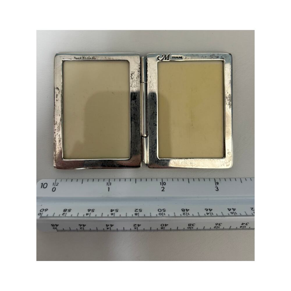 Monica Rich Kosann Sterling Silver Hinged Small Picture Frame #62557 - Picture 5 of 8